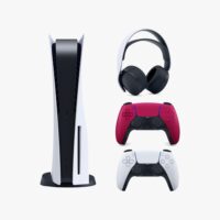 کنسول بازی سونی 5 ظرفیت 825 گیگابایت به همراه دسته اضافی رنگی